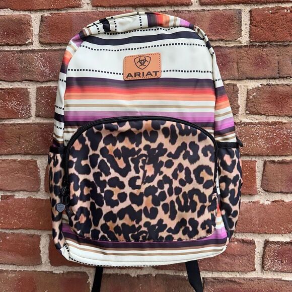 Ariat Serape Cheetah Backpack Multicolor Western Bag NWOT main image 6